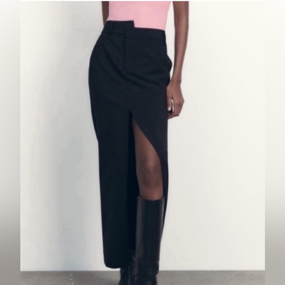 ZARA ASYMMETRICAL SKIRT - S2422 - Picture 3 of 9